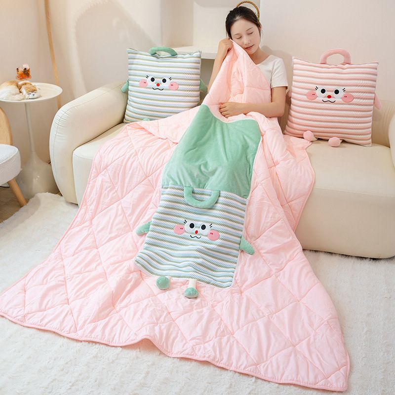 Dopamine ice silk pillow blanket