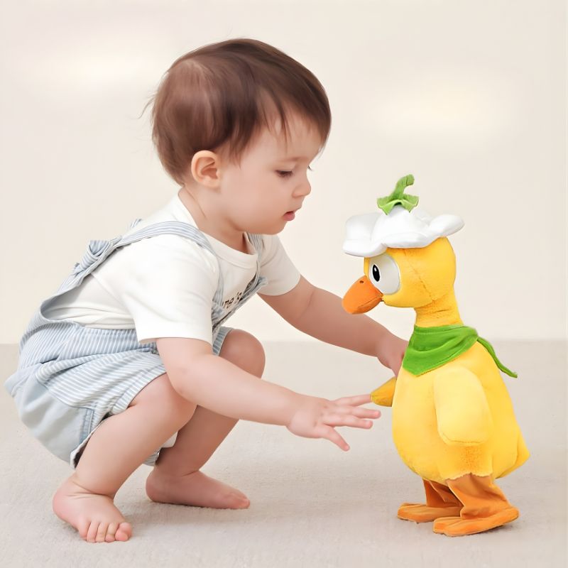 Baby genuine repeating duck can walk, talk and sing toy