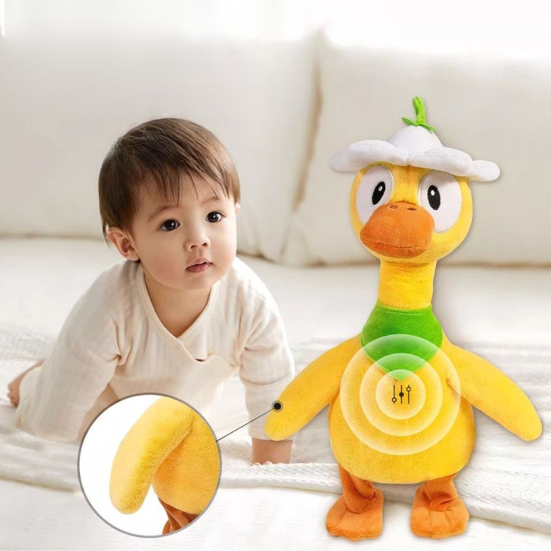 Baby genuine repeating duck can walk, talk and sing toy