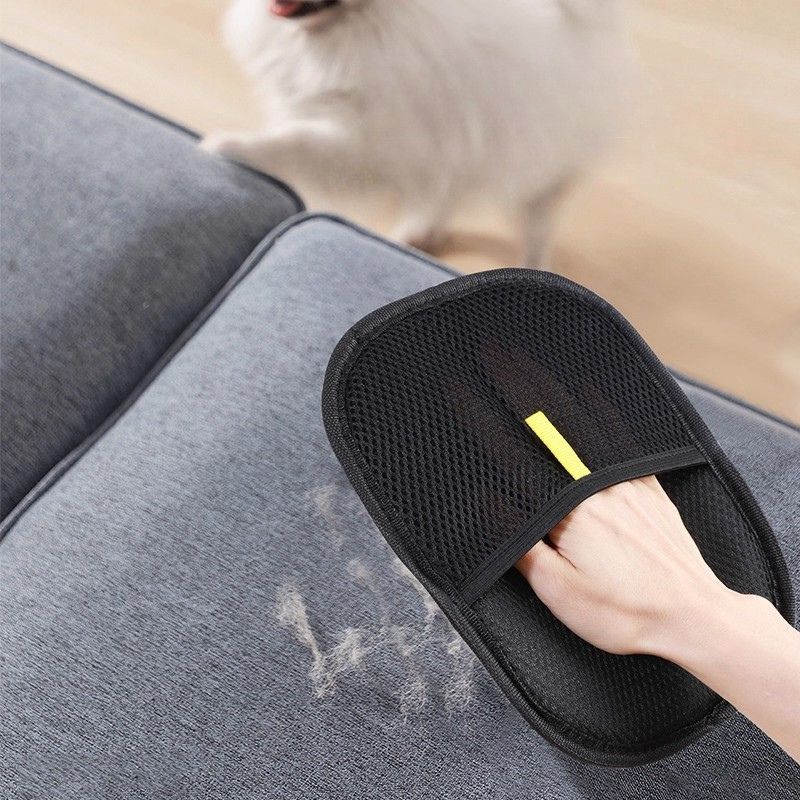 Pet hair removal gloves