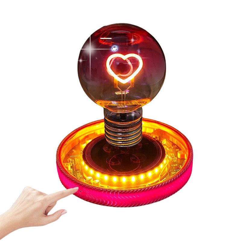 Magnetic levitation love light bulb