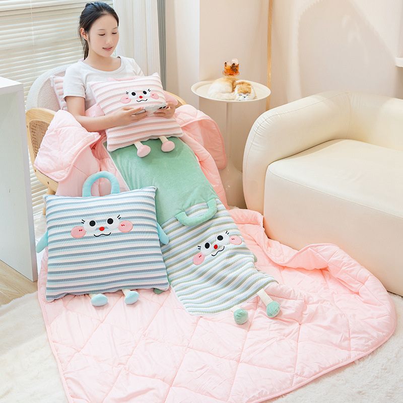 Dopamine ice silk pillow blanket