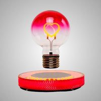 Magnetic levitation love light bulb